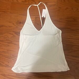 Z Supply T-Back Tank Top SZ LG NWT Neutral Minimalist Normcore